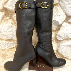 🔥Authentic GUCCI Boots, size 9-9,5, black color